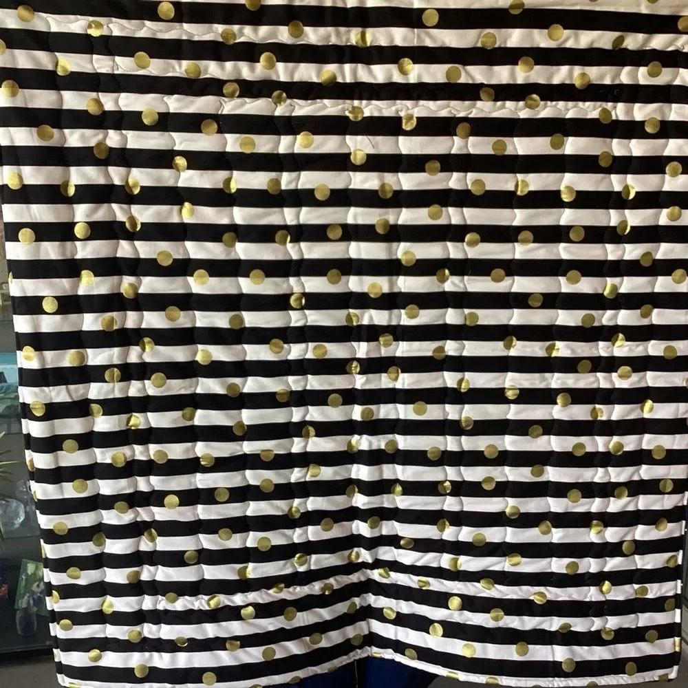 NWT. Hand Crafted To The Moon RocketshipColorful Patchwork Quilt w/ Teddy Quilt - Picture 14 of 14